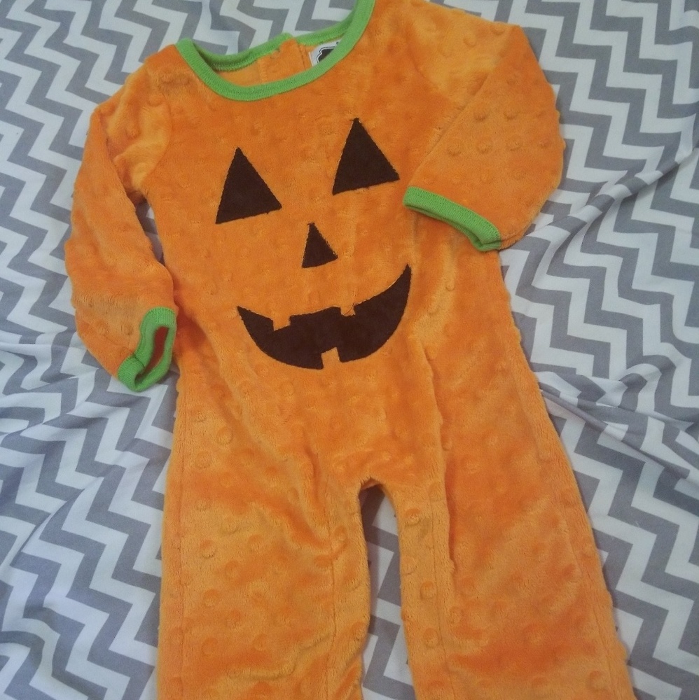 Mud Pie Minky Halloween Sleeper 0-6 Mo.